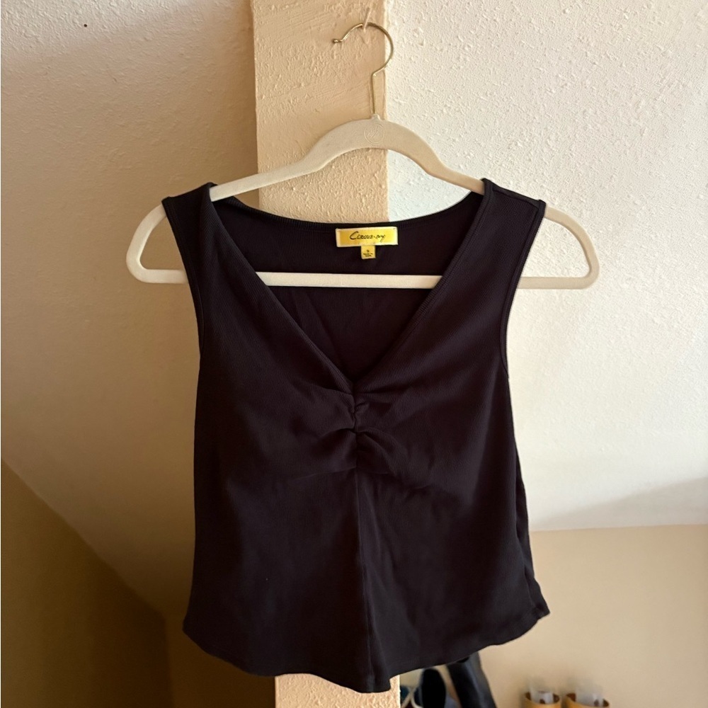 Circus by Sam Edelman Black Sleeveless Tank Top